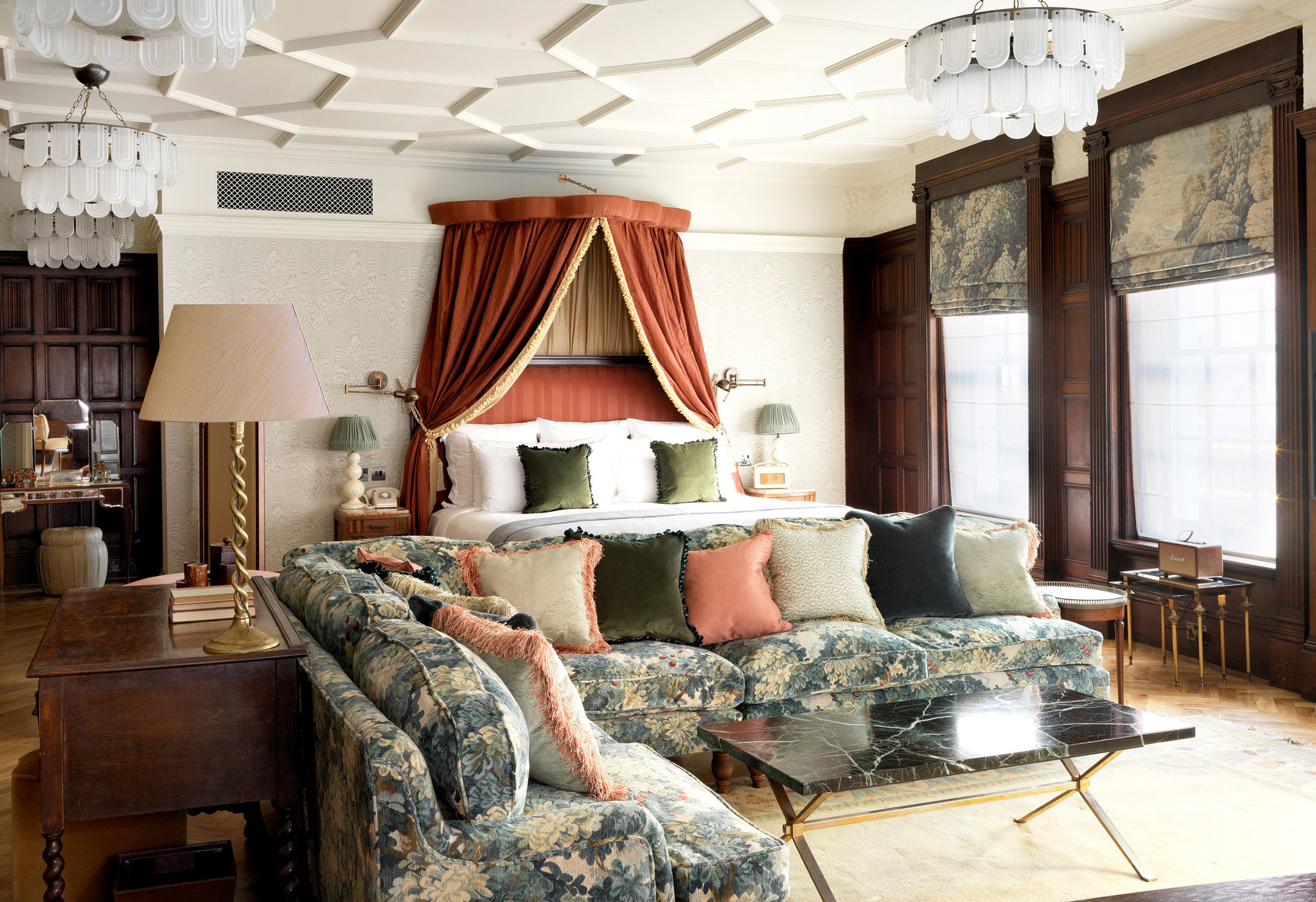 Like butter wouldn’t melt… the historically infamous Jacobean Suite at Soho House Kettner’s.